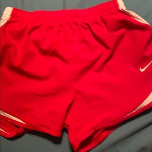 Medium red dry-fit Nike shorts